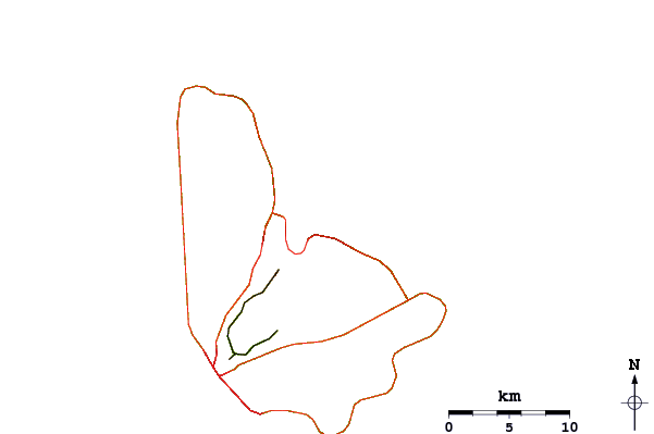 Routes et rivières à proximité Soup Bowl
