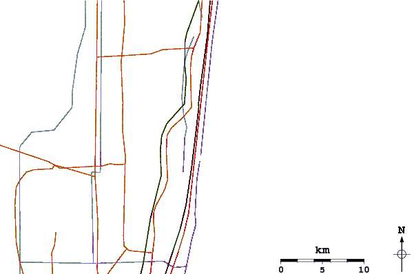 Routes et rivières à proximité South Beach Pavilion