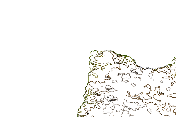 Littoral autour Spekes Mills