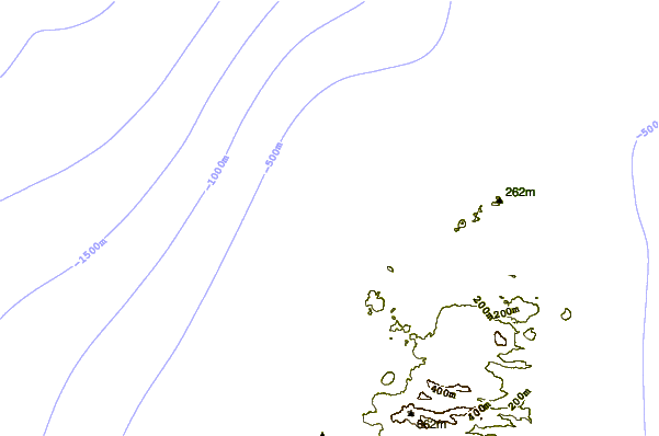 Littoral autour Spew Pits