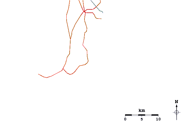Routes et rivières à proximité Sri Lanka