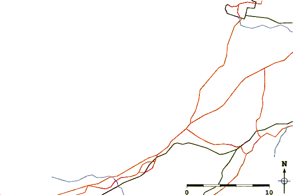Routes et rivières à proximité St Agnes
