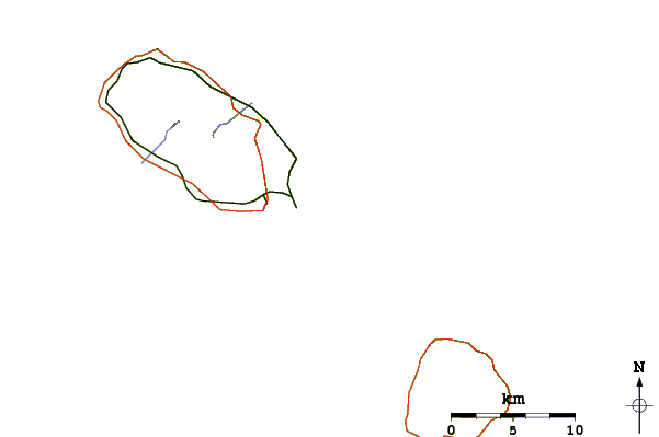 Routes et rivières à proximité St Kitts Marriott Reef