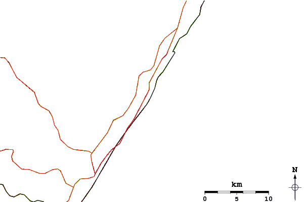 Routes et rivières à proximité St Mikes