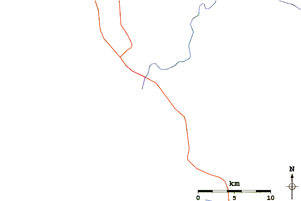 Routes et rivières à proximité State Line