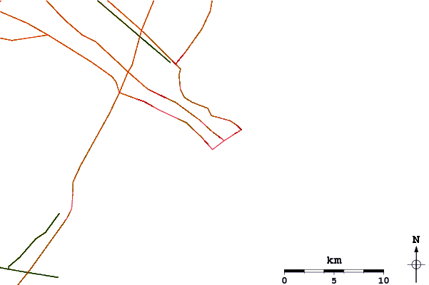 Routes et rivières à proximité States Avenue (Gas Chambers)