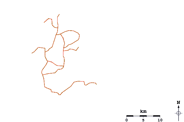 Routes et rivières à proximité Stimpy's