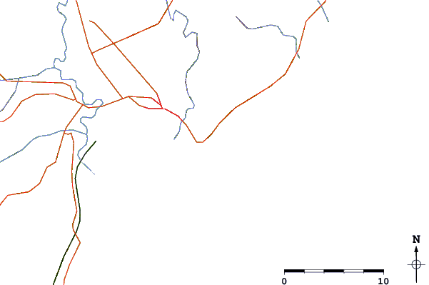 Routes et rivières à proximité Wainui Beach - Stockroute