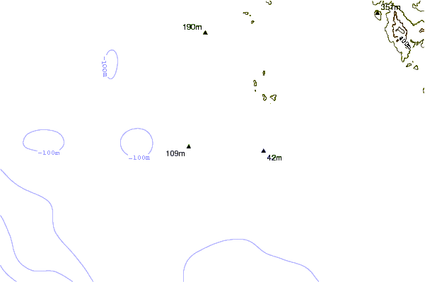 Littoral autour Stone Islands Peaks