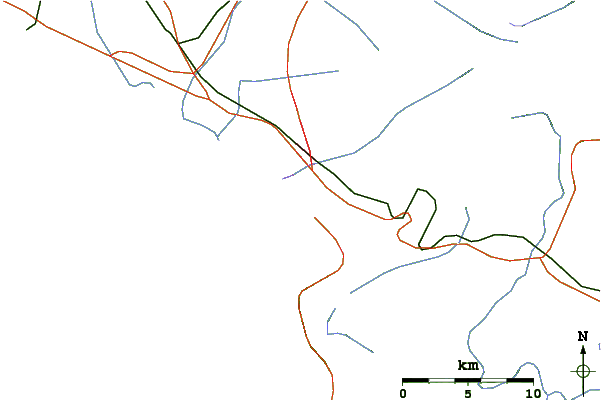 Routes et rivières à proximité Strand (Pipe)
