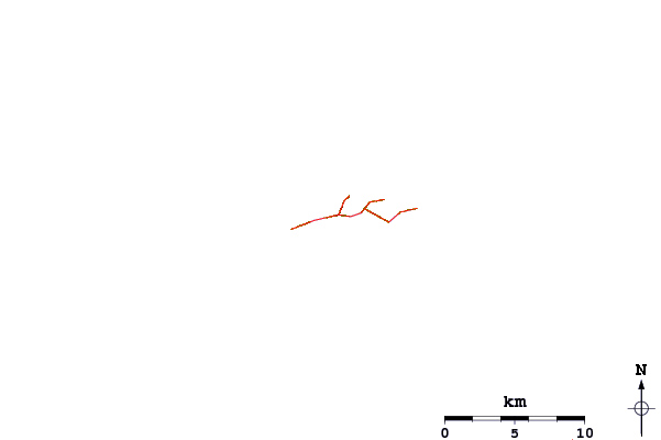 Routes et rivières à proximité Strickland Bay