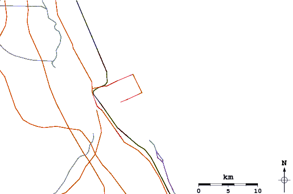 Routes et rivières à proximité Stuart Public Beach