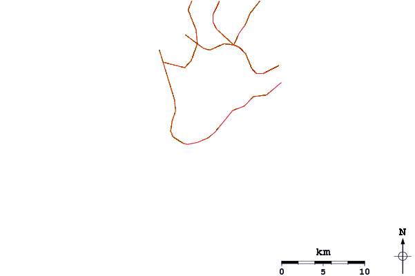 Routes et rivières à proximité Suicide Cliffs