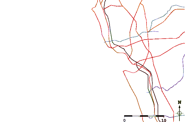 Routes et rivières à proximité Sunset Cliffs