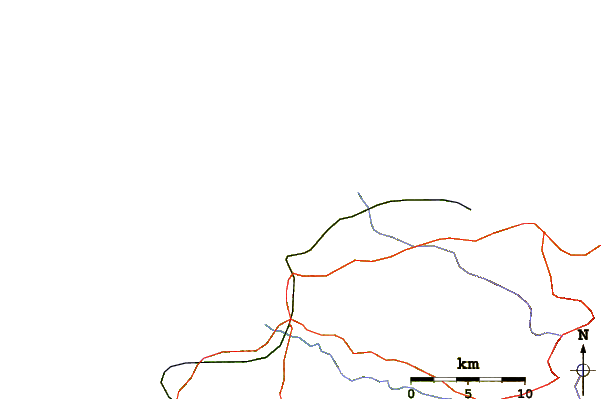 Routes et rivières à proximité Surfers Beach