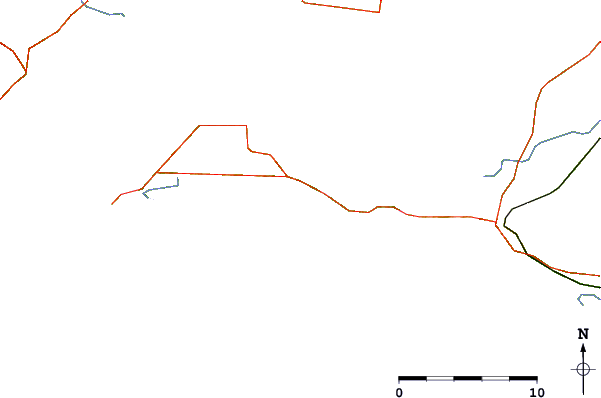 Routes et rivières à proximité Surfies Point