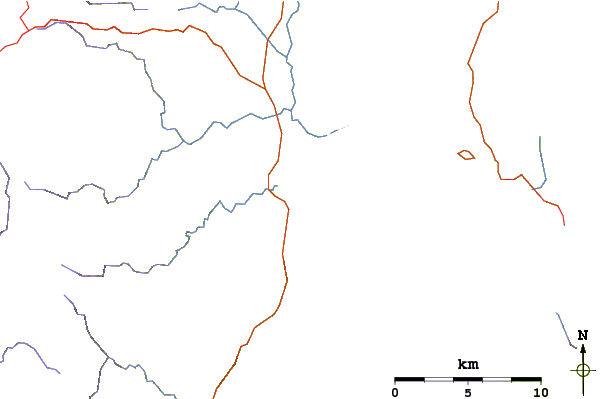 Routes et rivières à proximité Swansea Point