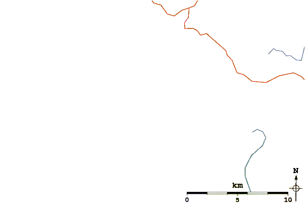 Routes et rivières à proximité Talisker Bay (Skye)