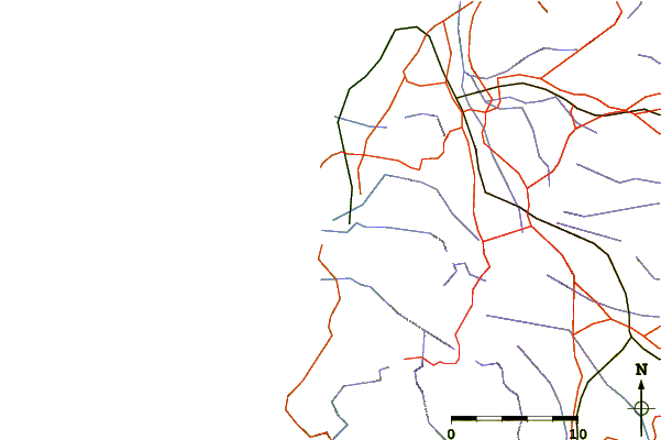 Routes et rivières à proximité Tamarin Bay