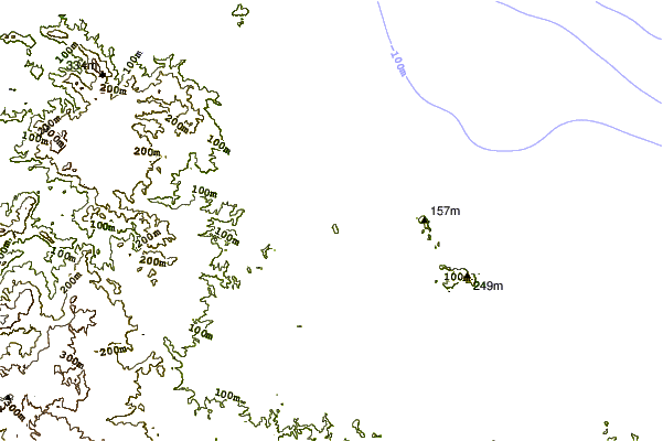 Littoral autour Taronui Bay