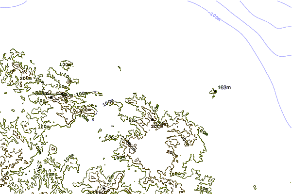 Littoral autour Tauranga Bay