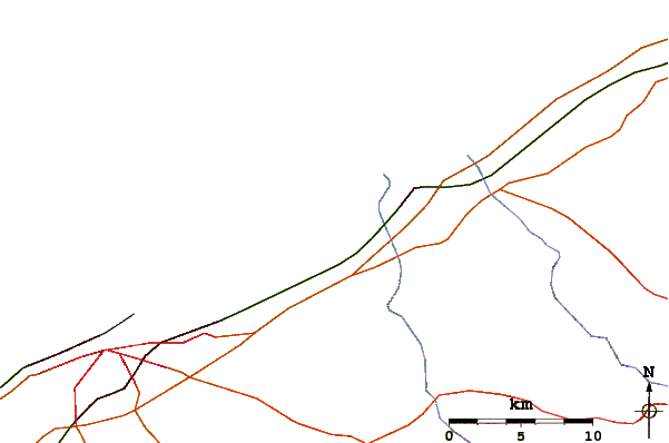 Routes et rivières à proximité Tayfor