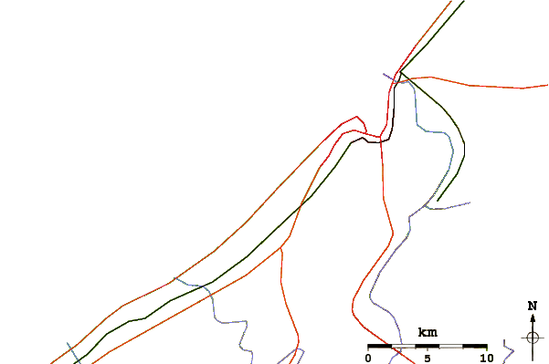 Routes et rivières à proximité Temara Plage
