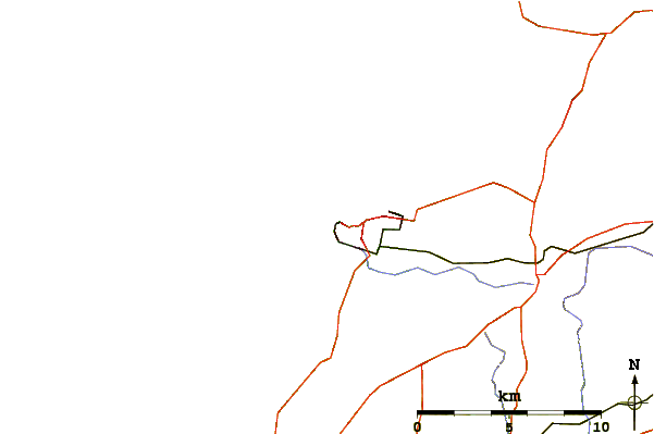 Routes et rivières à proximité The Cribber