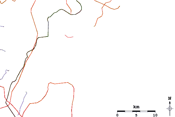 Routes et rivières à proximité The Wedge