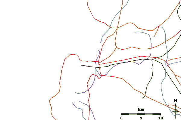 Routes et rivières à proximité The Wedge