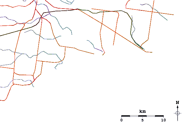 Routes et rivières à proximité 13th Beach-The Beacon