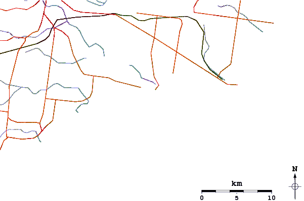 Routes et rivières à proximité 13th Beach-The Bluff