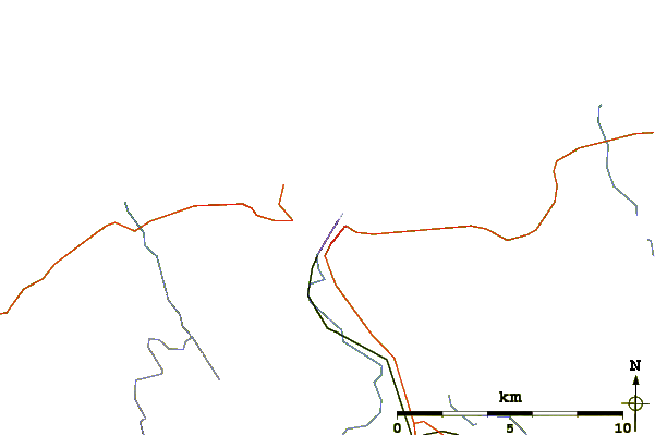 Routes et rivières à proximité Thurso Beach