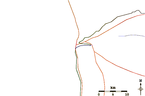 Routes et rivières à proximité Tiger Reef