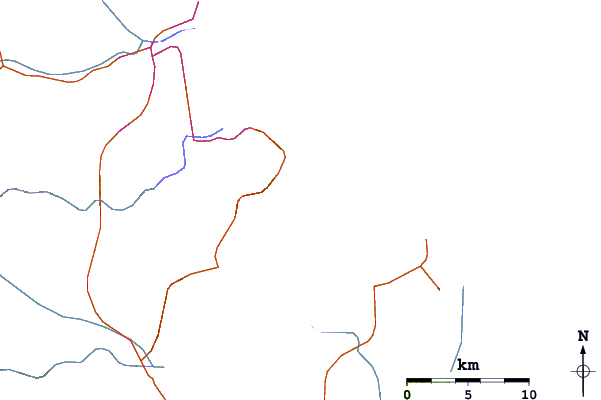 Routes et rivières à proximité Tingua