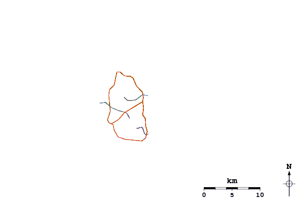 Routes et rivières à proximité Toad's Peak