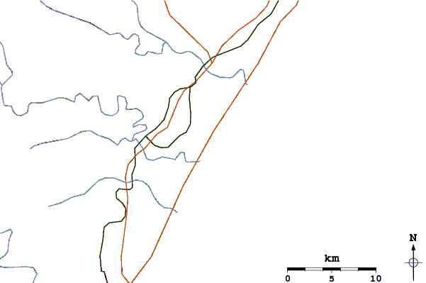 Routes et rivières à proximité Tongaat