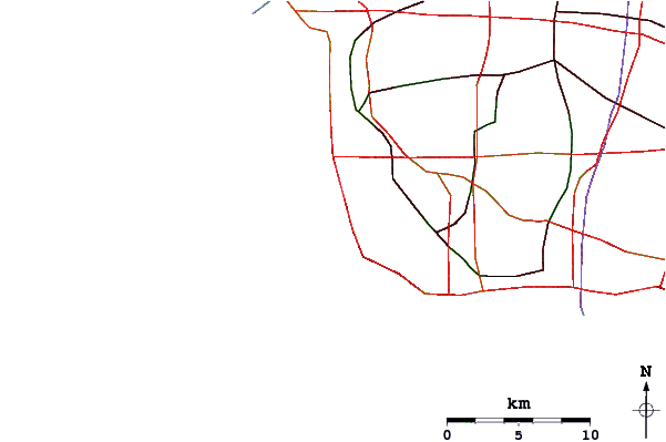 Routes et rivières à proximité Topaz Street