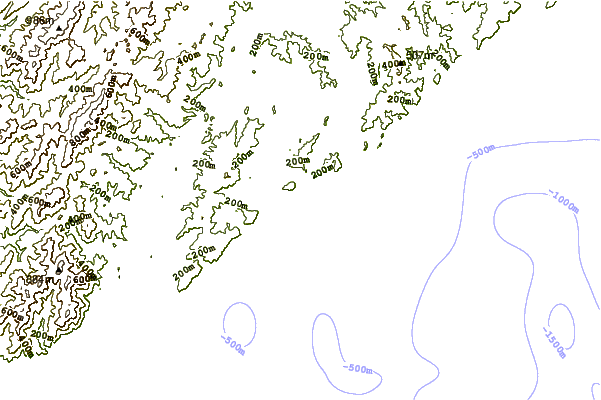 Littoral autour Tora Point