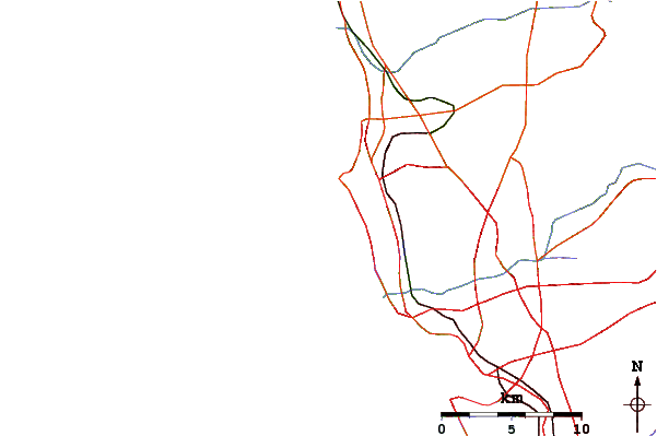Routes et rivières à proximité Tourmaline