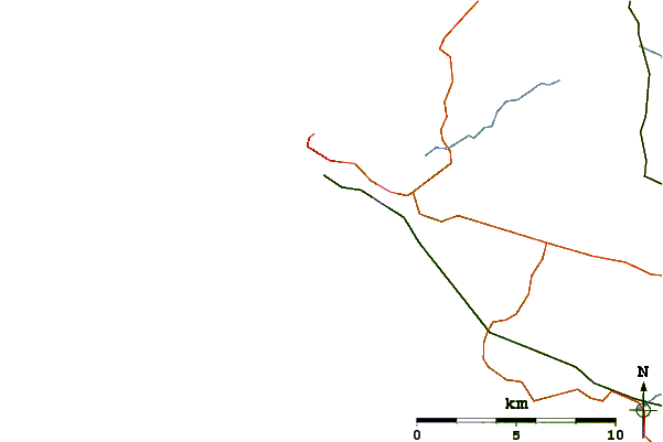Routes et rivières à proximité Trearddur Bay (Holy Island)