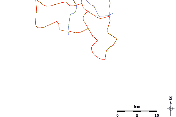 Routes et rivières à proximité Tspai Beach
