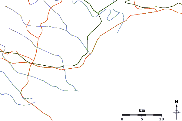 Routes et rivières à proximité Tubes