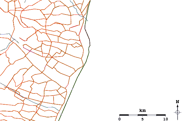 Routes et rivières à proximité Tuhawaiki Point