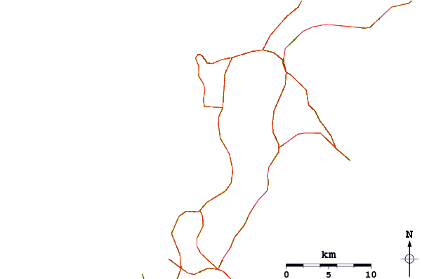 Routes et rivières à proximité Turtles