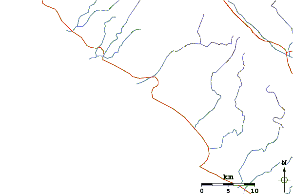 Routes et rivières à proximité Ujung Siging