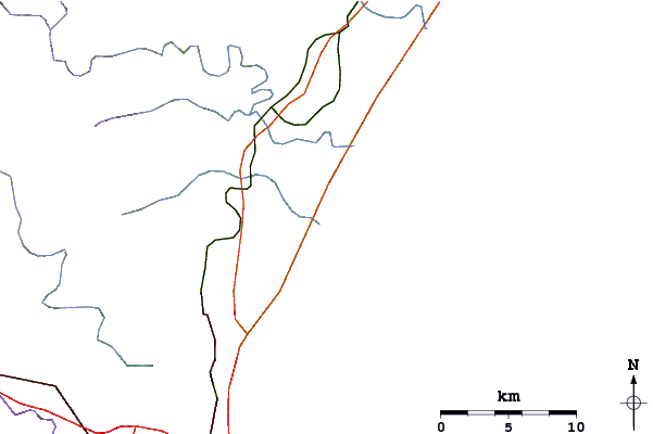 Routes et rivières à proximité Umdloti