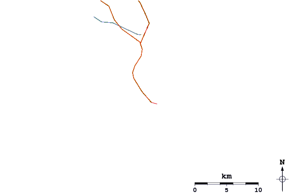 Routes et rivières à proximité Underwater Point