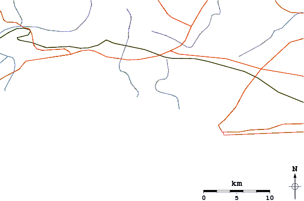 Routes et rivières à proximité Van Stadens Mouth