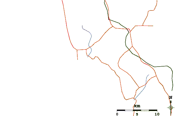 Routes et rivières à proximité Vari
